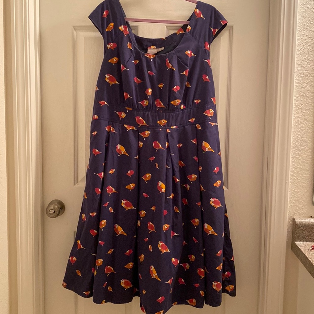 Eshakti custom bird print dress